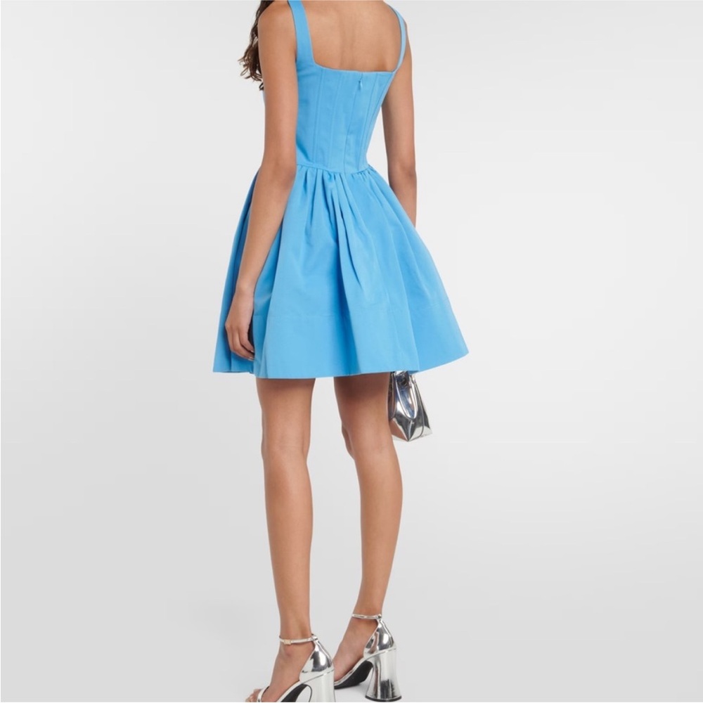 STAUD Vibrant Blue Mini Dress